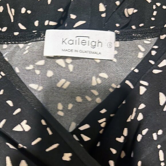 Kaleigh Rochelle Black + White Jumpsuit (Size S) - Picture 3 of 3